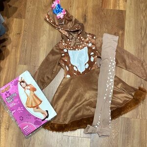 Spirit Darling Deer Costume - Brown and White